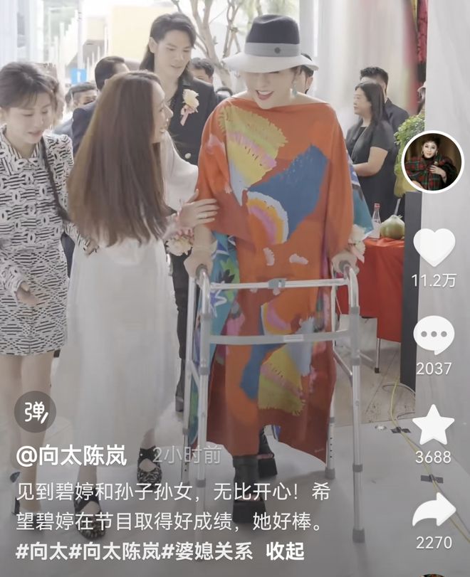 半岛·体育向太否认郭碧婷为照顾她退赛赞其是清流孙女关心奶奶腿伤好暖(图3)